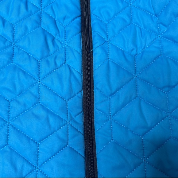 Noble Equestrian Quilted Jacket Womens Small Turquoise Blue Riding - Picture 2 of 6